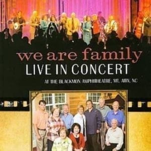 DVD We Are Family Live In Concert-Jeff &Sheri Easter,Lewis Family and Easter Brothers