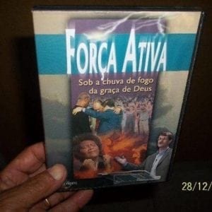DVD Sob a chuva de fogo da Graça de Deus-Força Ativa