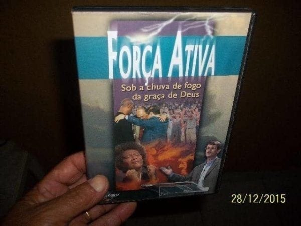 DVD Sob a chuva de fogo da Graça de Deus-Força Ativa