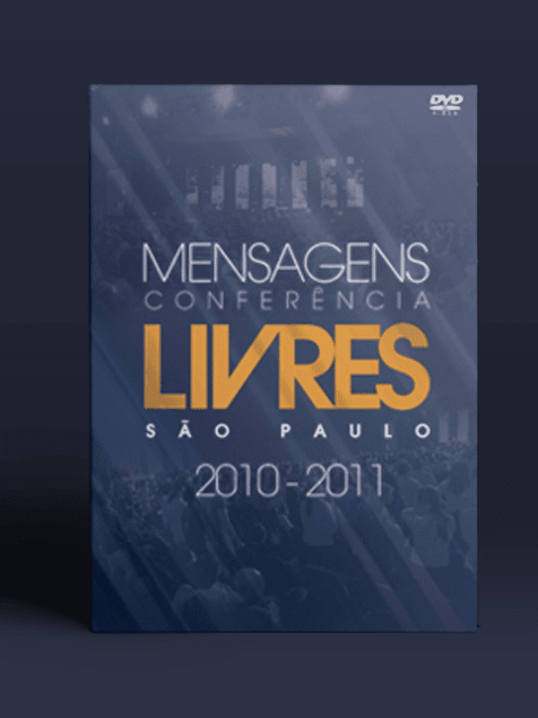 DVD Duplo Mensagens Conferência Livres São Paulo 2010-2011