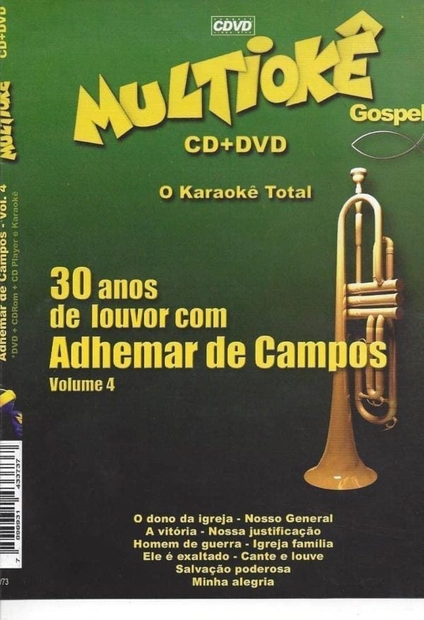 Dvd Multiokê Adhemar De Campos Vl.4