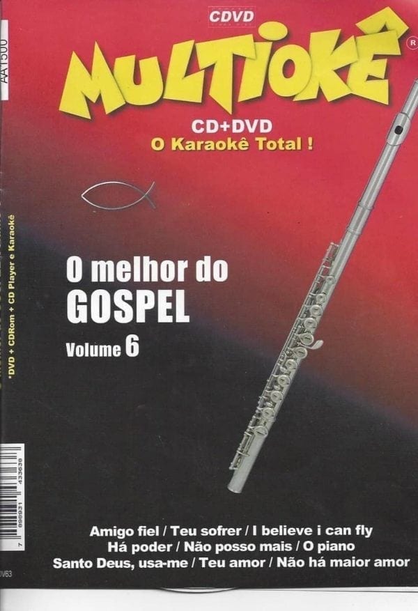 Dvd Multiokê O Melhor Do Gospel Vl.6