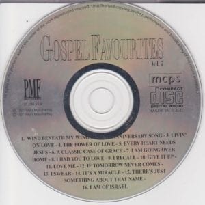 CD Gospel Favorites vol 7 Suzanne-Prentice 1997 PMF Records