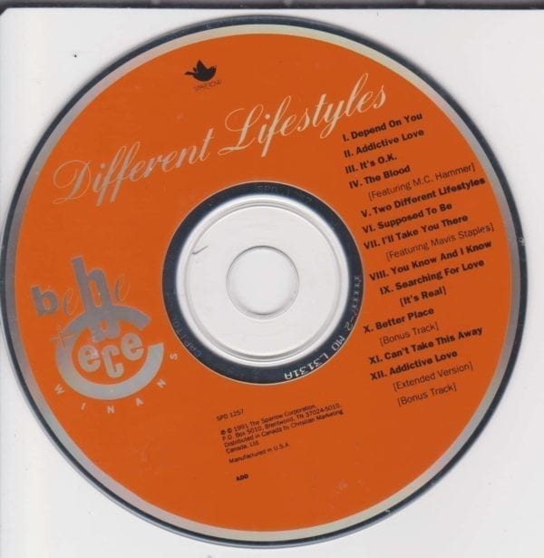 CD Different Lifestyles - BB + CC Winans - Image 2