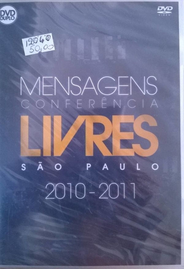 DVD Duplo Mensagens Conferência Livres São Paulo 2010-2011