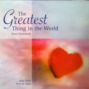 CD The Greatest Thing in the World-Henry Drummond