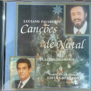 CD Canções de Natal-Luciano Pavarotti e Placido Domingo