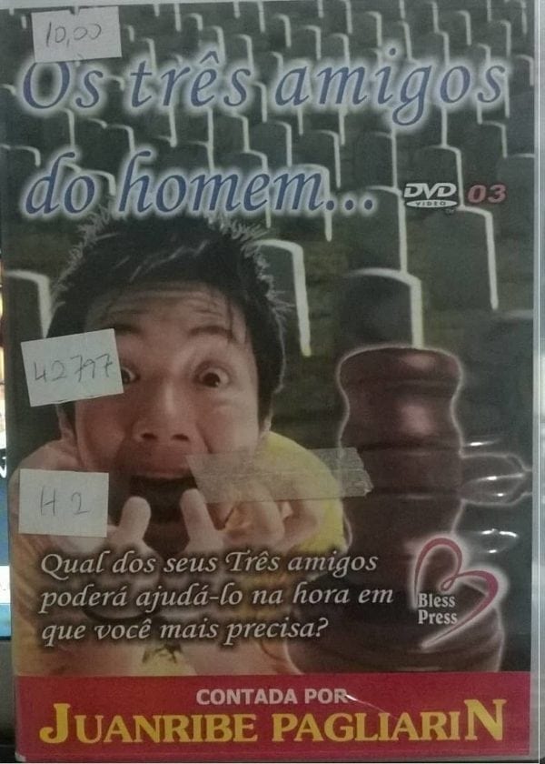 DVD Os Três Amigos do Homem...-Juanribe Pagliarin