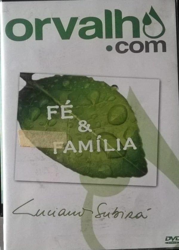DVD Fé & Família-Luciano Subirá