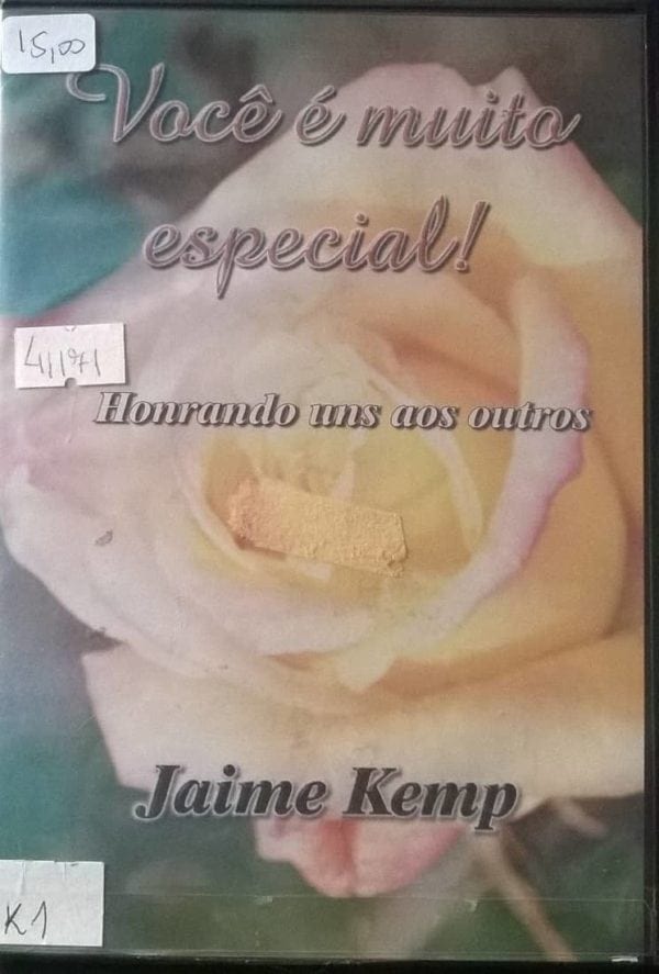 DVD Você é Muito Especial Honrando uns ao Outros-Jaime kemp