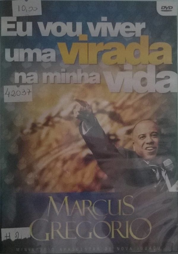 DVD Eu Vou Viver Uma Virada na minha Vida-Marcus Gregório