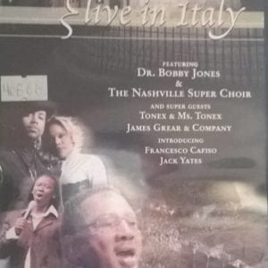 DVD A Gospel Experience live in Italy-Umbria Jazz Perugia Italy-Bobby Jones & The Nashville Super Choir
