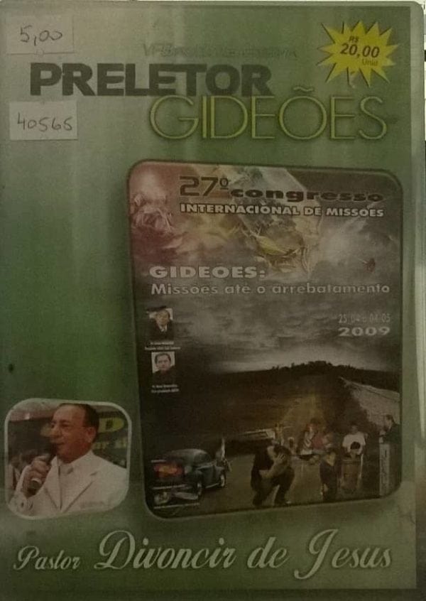 DVD 27° Congresso Internacional de Missões-Pr.Divoncir de Jesus-Preletor Gideões