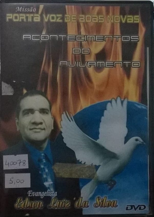 DVD Acontecimentos do Avivamento-Evangelista Edson Luiz da Silva