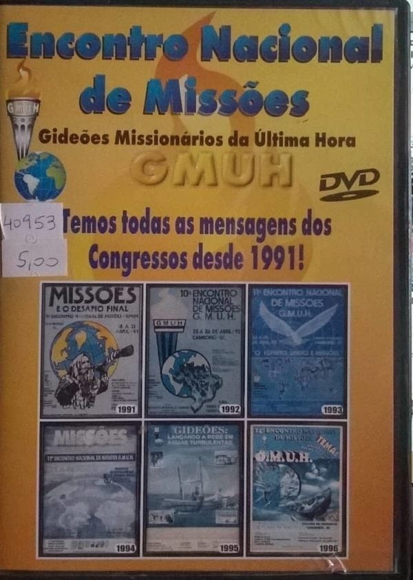 DVD As 3 Gerações Quais Somos-Gean Porto-Encontro Nacional de Missões