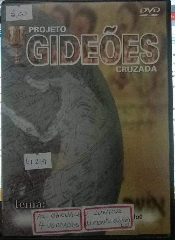DVD 4 Verdades no Monte Carmelo-Pr.Carvalho Junior-Projeto Gideões Cruzada
