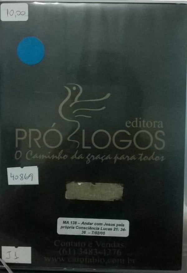 DVD Andar com Jesus pela própria Consciência-Caio Fabio