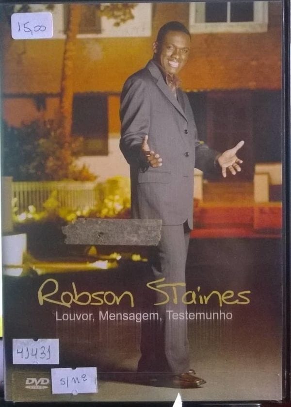 DVD Louvor,Mensagem,Testemunho-Robson Staines