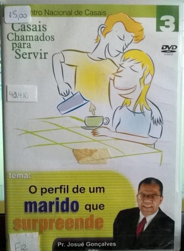DVD O Perfil de um Marido que Surpreende-Casais Chamados Para Servir-Pr.Josué Gonçalves