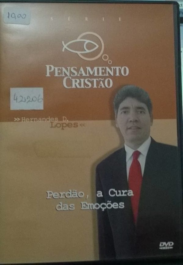DVD Perdão, a Cura das Emoções-Pensamento Cristão-Hernandes Dias Lopes