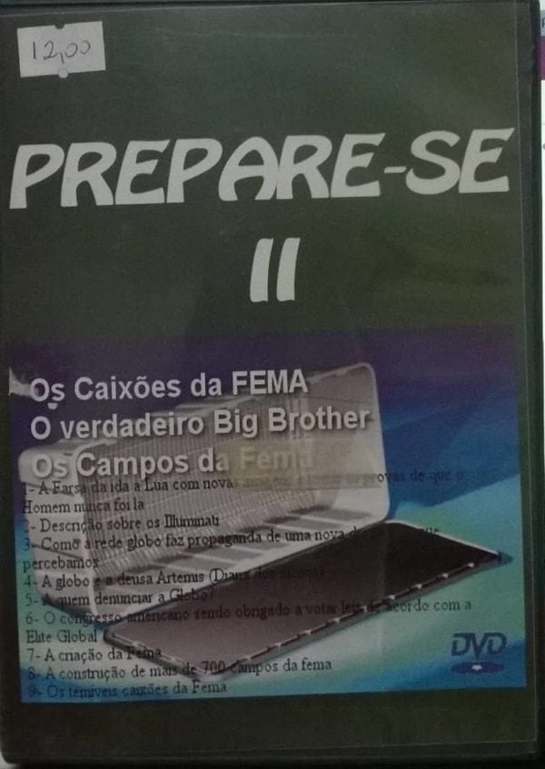 DVD Os Caixões da Fema,O Verdadeiro Big Brother,Os Campos da Fema-Série Prepare-se 2