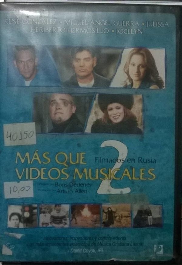 DVD Más que Videos Musicales 2