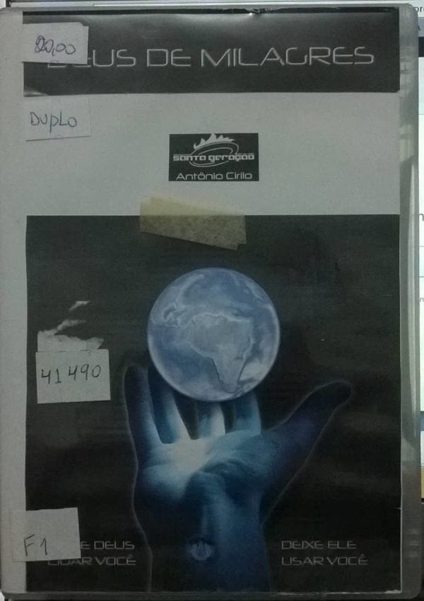 DVD/CD Deus de Milagres-Santa Geração-Antonio Cirilo