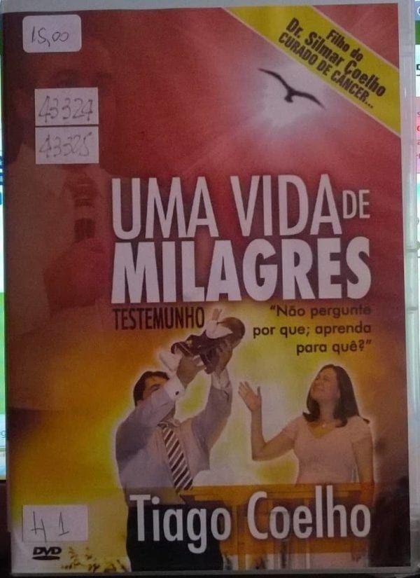 DVD Uma Vida de Milagres-Tiago Coelho