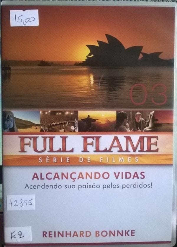 DVD Alcançando Vidas-Reinhard Bonnke-Série de Filmes 03-Full Flame