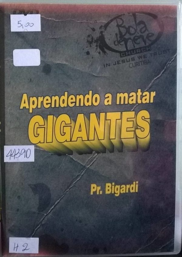 DVD Aprendendo a matar gigantes-Pr.Bigardi-Bola de Neve Church