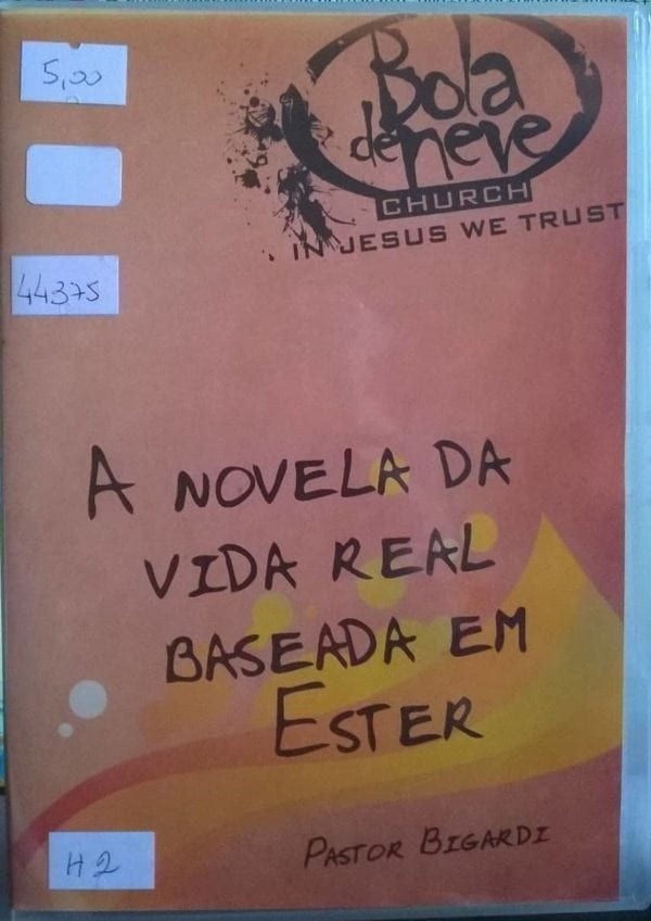 DVD A Novela da vida real baseada em Ester-Pr.Bigardi-Bola de Neve Church