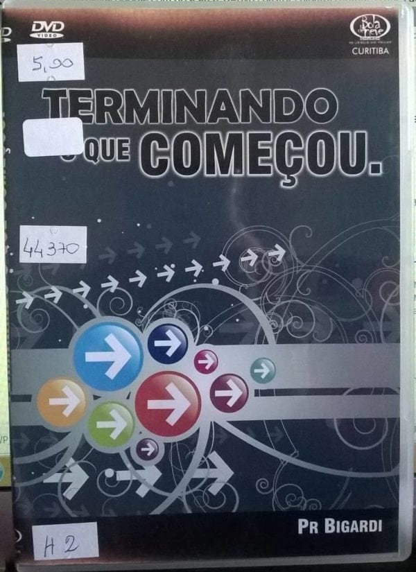 DVD Terminando o que começou-Pr.Bigardi-Bola de Neve Church