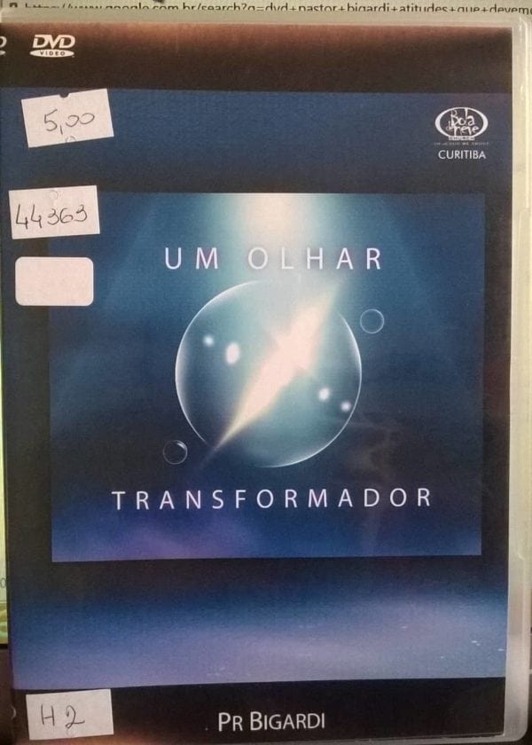 DVD Um Olhar Transformador-Pr.Bigardi-Bola de Neve