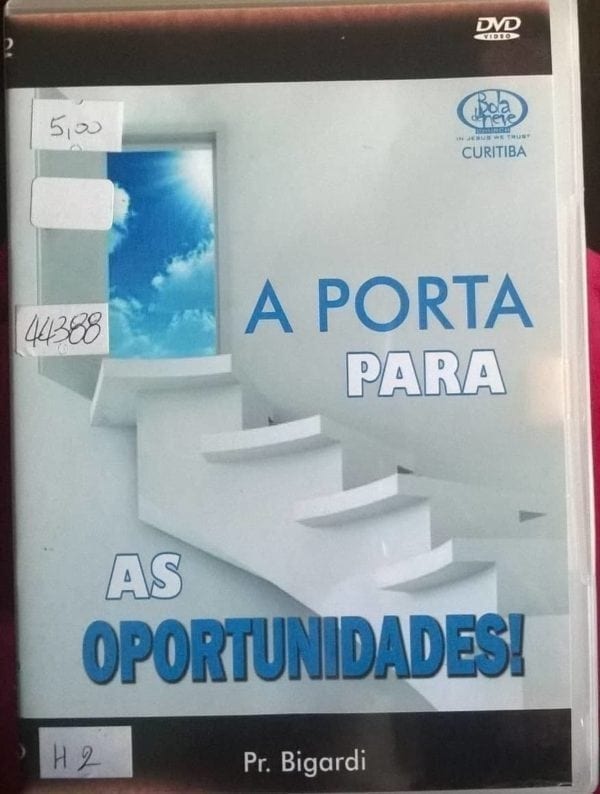 DVD A Porta para as oportunidades-Pr.Bigardi-Bola de Neve Church