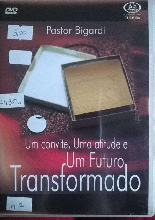 DVD Um Convite uma atitude e um futuro transformado-Pr.Bigardi-Bola de Neve Church