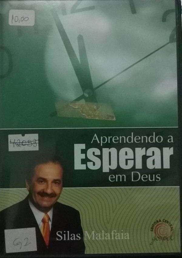 DVD Aprendendo a Esperar em Deus-Silas Malafaia