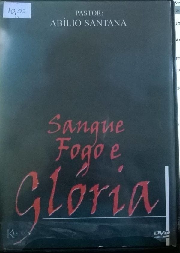 DVD Sangue Fogo e Glória-Abílio Santana