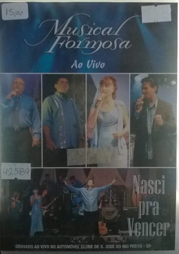 DVD Nasci pra Vencer Ao Vivo-Musical Formosa