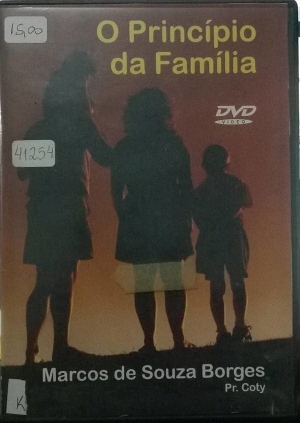 DVD O Princípio da Família-Pr.Marcos de Souza Borges Coty